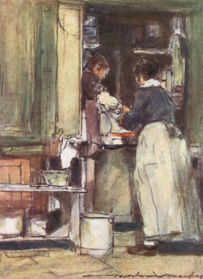 Shop near Central Market by Mortimer Ludington Menpes